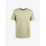 Fabrika F3WM-TST128 Bisiklet Yaka Düz Haki Erkek T-Shirt