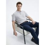 Fabrika Gri Erkek Regular Fit Polo T-Shirt Nobro Ceplı Nb - XL