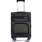 Fabrika Haki Unisex Çekçekli Kumaş Valiz 013 VALİZ KABİN BOY