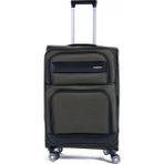 Fabrika Haki Unisex Çekçekli Kumaş Valiz 013 VALİZ ORTA BOY