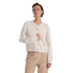 Fabrika Hırka, XL, 5003265255, Ekru, Kadın