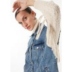 Fabrika Indigo Kadın Denim Ceket F4WL-MNT0520 - İndigo - 42
