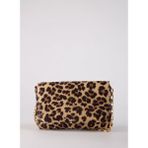 Fabrika Kahve Kadın 22X13X7 cm Çapraz Çanta Naya-Leopar