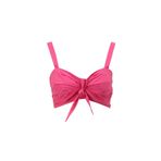 Fabrika Kalp Yaka Crop Bluz, 38, 5003087541, Fuşya, Kadın