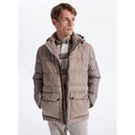 Fabrika Kapitone Mont, M, 5003276936, Vizon, Erkek
