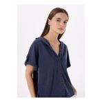 Fabrika Kapüşon Normal Düz Sweatshirt, M, 5003224138, Lacivert, kadın
