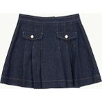 Fabrika Koyu Indigo Kadın Denim Etek F6SL-ETK0253 - Koyu İndigo - 38