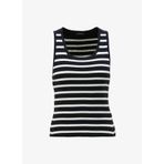 Fabrika Lacivert - Beyaz Kadın U Yaka Basic Atlet F4SL-TST0501