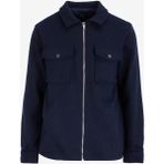 Fabrika Lacivert Erkek Basic Fit Gömlek Ceket F4WM-GML 2126 - 2XL