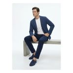 Fabrika Lacivert Erkek Mono Yaka Slim Fit Ceket NAPOLİ- 2- JERSEY