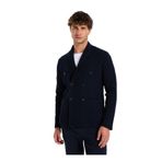 Fabrika Lacivert Erkek Slim Fit Balıksırtı Ceket F5WM-CKT 2339 - 2XL