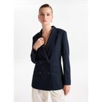 Fabrika Lacivert-Gri Blazer Ceket, 42, 5003273576, Lacivert - Gri, Kadın