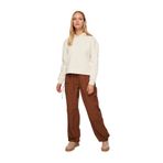 Fabrika Lastikli Bel Loose Fit Kahve Kadın Pantolon F3WL-PNT23, 38, 5003030178