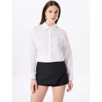 Fabrika Loose Fit Gömlek Yaka Taşlı Beyaz Kadın Gömlek F5SL-GML0409 - 34