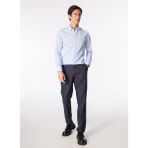 Fabrika Mavi Erkek Alttan Britli Slim Fit Gömlek F4SM-GML 0904 - 2XL