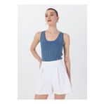 Fabrika Mavi Kadın Fitilli Dar Bluz F5SL-BLZ0249