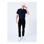 Fabrika Muri Düşük Bel Slim Fit Düz Siyah Erkek Chıno Pantolon