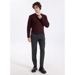 Fabrika Normal Bel Açık Paça Slim Fit Antrasit Melanj Pantolon, 48, 5003277341, Antrasit Melanj, Erkek