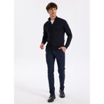 Fabrika Normal Bel Açık Paça Slim Fit Koyu Lacivert Pantolon, 56, 5003277350, Koyu Lacivert, Erkek