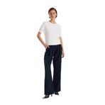 Fabrika Normal Bel Geniş Fit Pantolon, 36, 5003273864, Lacivert, Kadın