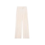 Fabrika Normal Bel Geniş Fit Pantolon, 36, 5003273894, Ekru, Kadın