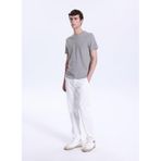 Fabrika Normal Bel Paça Slim Fit Kırık Beyaz Pantolon, 52, 5003328521, Kırık Beyaz, Erkek