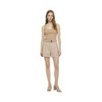 Fabrika Normal Bel Regular Fit Şort, 34, 5003327772, Bej, Kadın