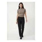 Fabrika Normal Bel Slim Fit Siyah Kadın Pantolon F6SL-PNT0332