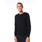 Fabrika O Yaka Basic Düz Lacivert Erkek Kazak F4WM-KZK 2844