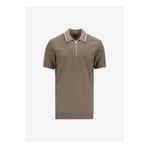 Fabrika Polo Yaka Basic Düz Haki Erkek Kazak F5SM-KZK 2079