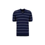Fabrika Polo Yaka Çizgili Kazak, S, 5003329419, Lacivert, Erkek