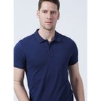 Fabrika Polo Yaka Düz Lacivert Erkek T-Shirt LEGOLAS Y - M
