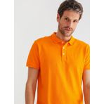 Fabrika Polo Yaka Düz Turuncu Erkek T-Shirt LEGOLAS Y