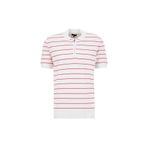 Fabrika Polo Yaka Slim Fit Kazak, S, 5003329438, Beyaz - Kırmızı, Erkek