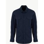 Fabrika Regular Fit Alttan Britli Yaka Düz Lacivert Erkek Gömlek F6SM-GML 2045 - XL