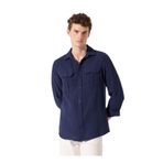 Fabrika Regular Fit Gömlek Yaka Düz Gömlek, L, 5003225864, Lacivert, Erkek