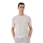 Fabrika Relaxed Fit Keten Karışımlı Kazak, XL, 5003228434, Bej, Erkek