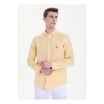 Fabrika Sarı Erkek Gömlek F6SM-GML 2700