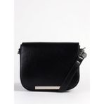 Fabrika SHINY- GRANT Siyah Kadın 20x17x8 cm Postacı Çantası