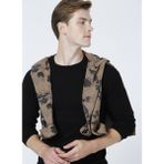 Fabrika Siyah Erkek Bisiklet Yaka Kazak GUSTAV-Y - 2XL