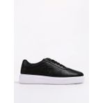 Fabrika Siyah Erkek Deri Sneaker SILCON