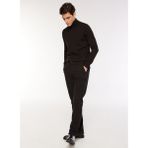 Fabrika Siyah Erkek Slim Fit Düz Chino Pantolon F3WM-PNT902 - 52