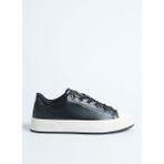 Fabrika Siyah Kadın Sneaker Docıa Kısa Topuklu Rahat Tabanlı Şık Tasarım