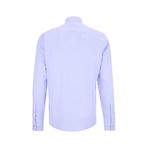 Fabrika Slim Fit Alttan Britli Yaka Armürlü Gömlek, 2XL, 5003274151, Mavi, Erkek