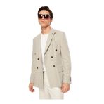 Fabrika Slim Fit Düz Ceket, 50, 5003031339, Bej, Erkek