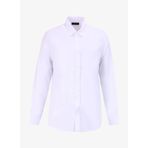 Fabrika Slim Fit Gömlek Yaka Armürlü Beyaz Erkek Gömlek MAYDOS 402