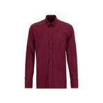 Fabrika Slim Fit Gömlek Yaka Düz Gömlek, S, 5003274921, Bordo, Erkek