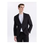 Fabrika Slim Fit Siyah Erkek Çizgili Ceket NAPOLİ- FT- 2A