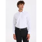 Fabrika Slim Fit Sumos Yaka Armürlü Beyaz Erkek Gömlek F5WM-GML 2584 - 42