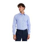 Fabrika Slim Fit Sumos Yaka Çizgili Koyu Mavi Gömlek, 41, 5003284009, Koyu Mavi, Erkek